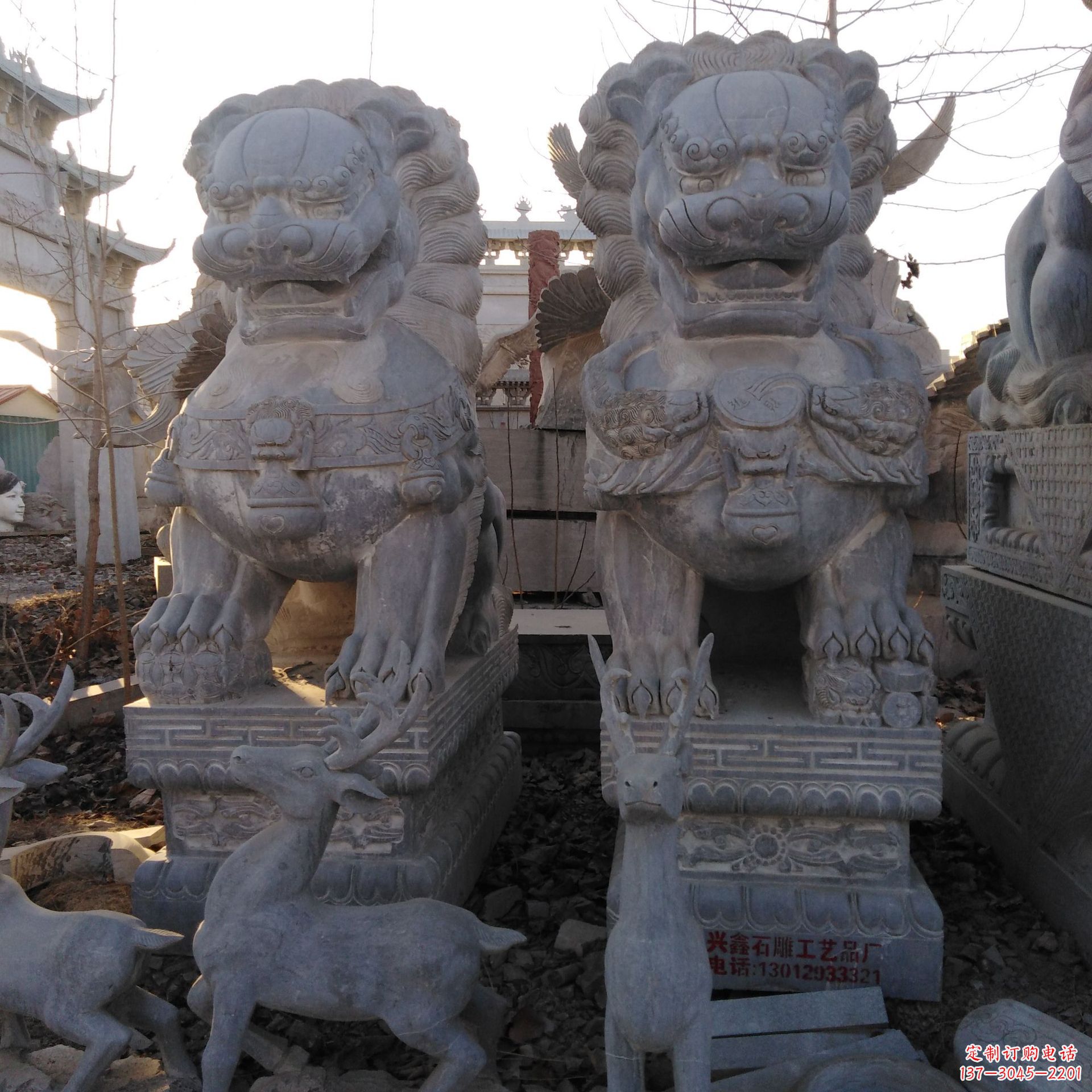 青海北京铸铜狮子雕塑厂家