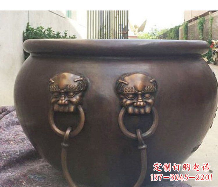 青海铜质水缸