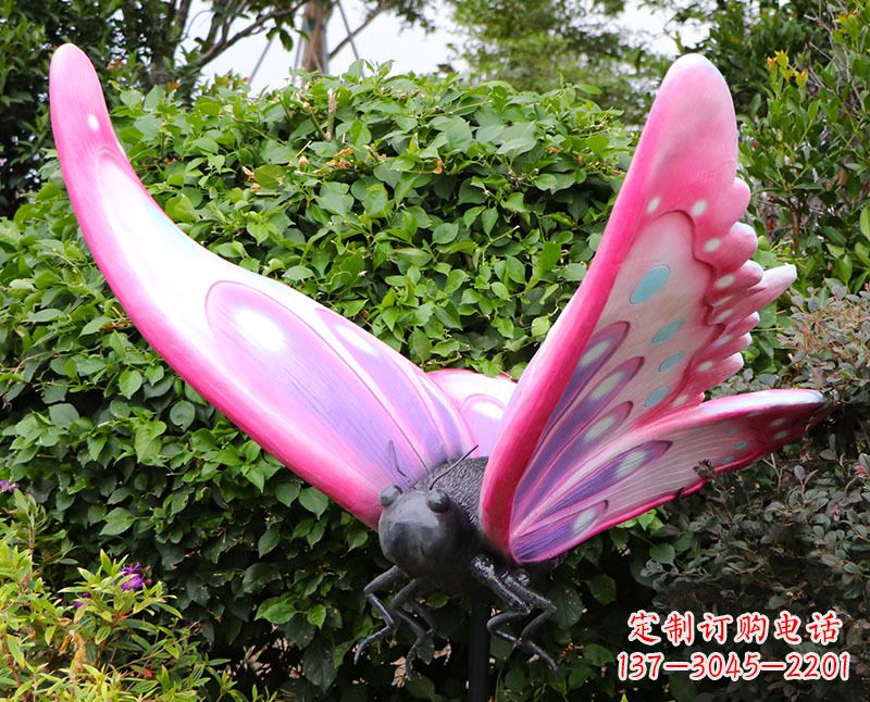 青海玻璃钢蝴蝶雕塑艺术之美