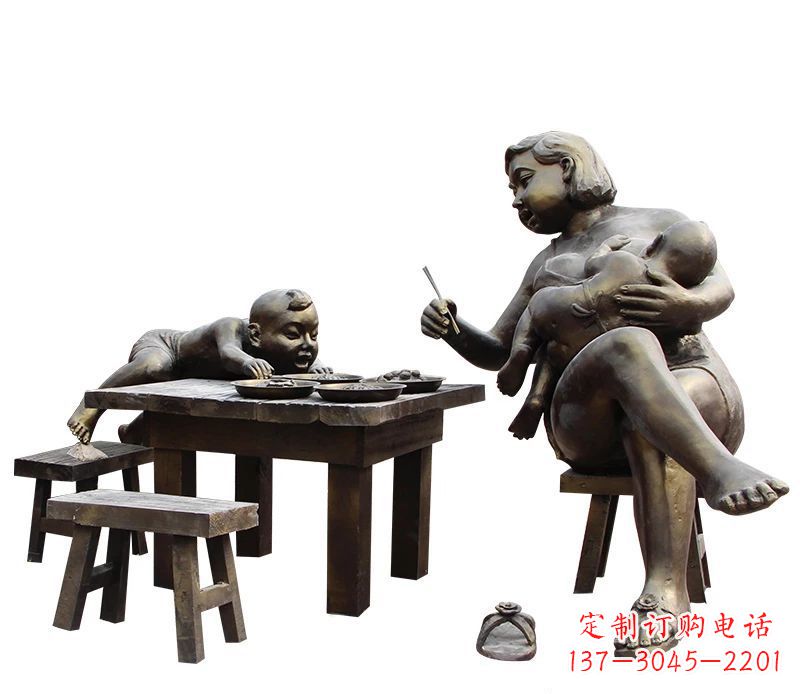 青海母爱雕塑儿童公园中的精美雕塑