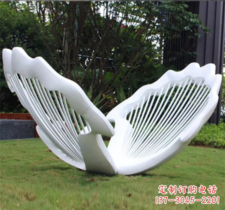 青海不锈钢贝壳雕塑