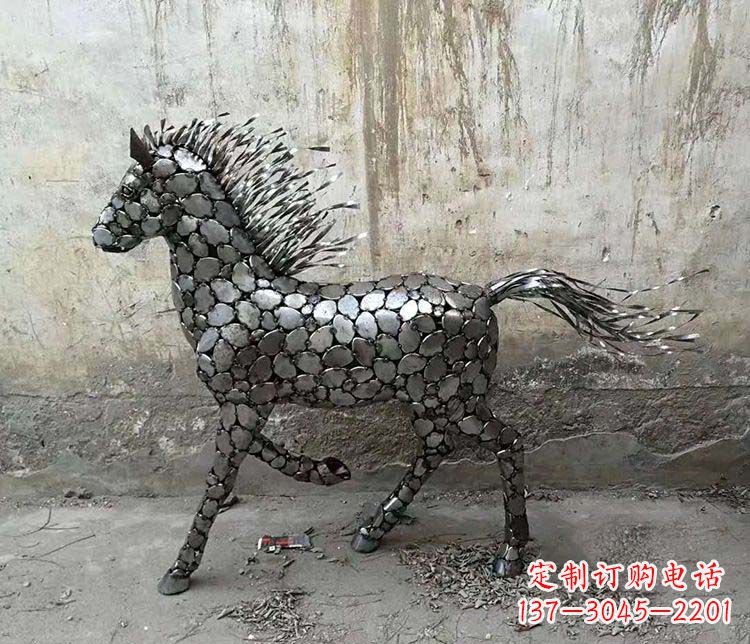 青海不锈钢奔马雕塑艺术与自由的象征