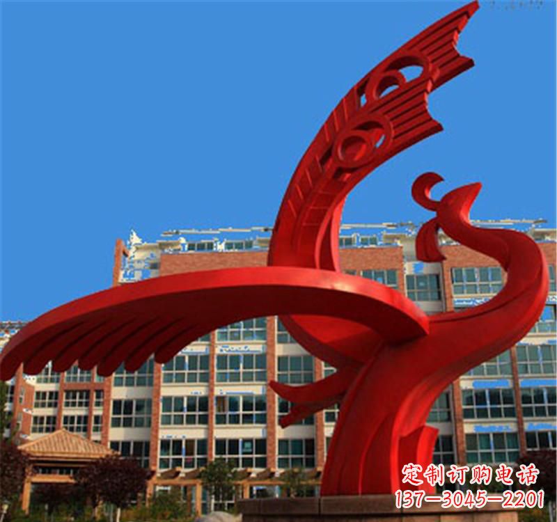 青海不锈钢城市凤凰 雕塑