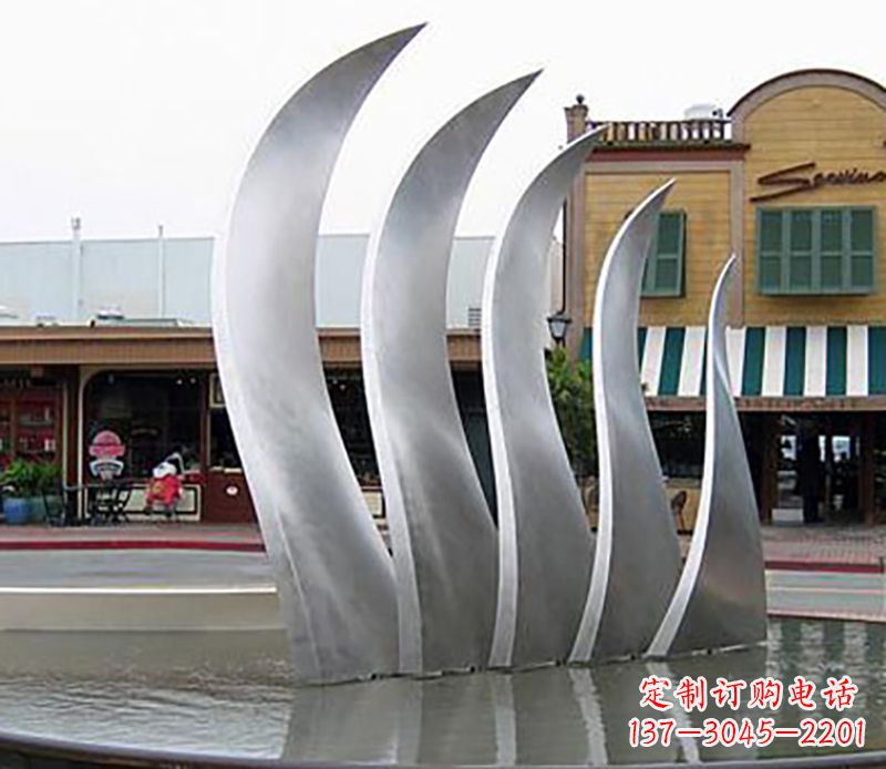 青海不锈钢翅膀雕塑