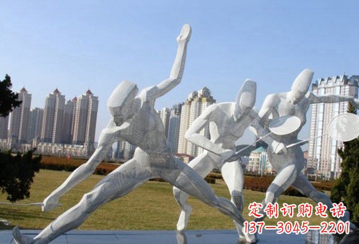 青海精致不锈钢羽毛球雕塑