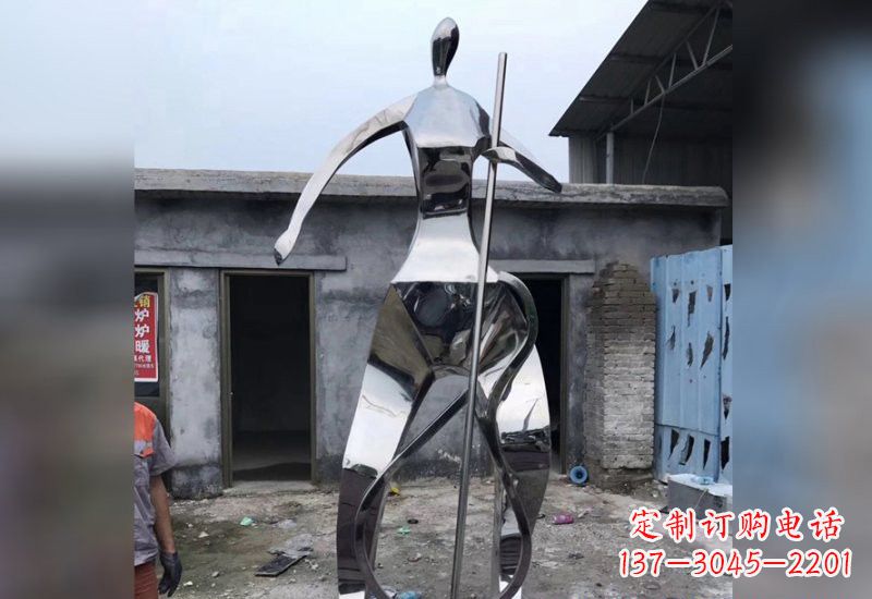 青海精致的不锈钢大提琴雕塑