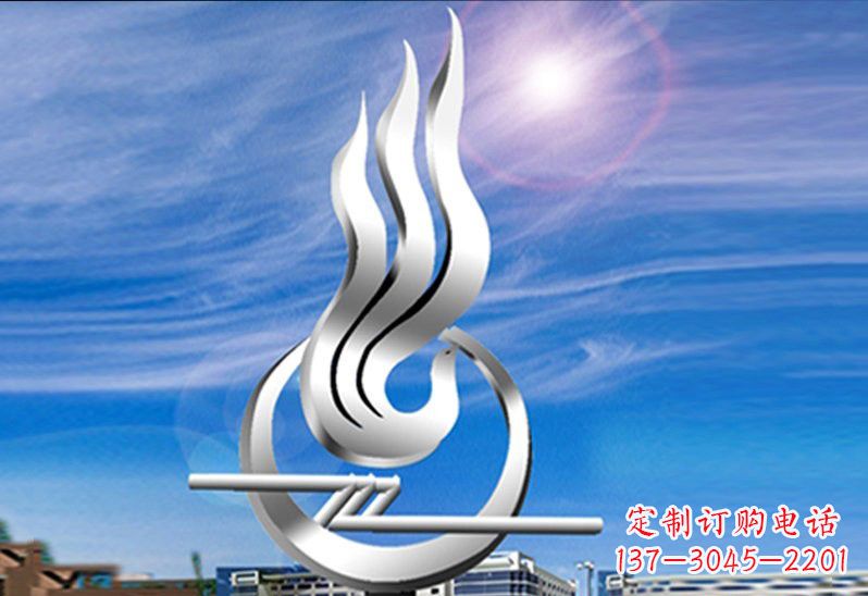 青海精美不锈钢凤凰雕塑
