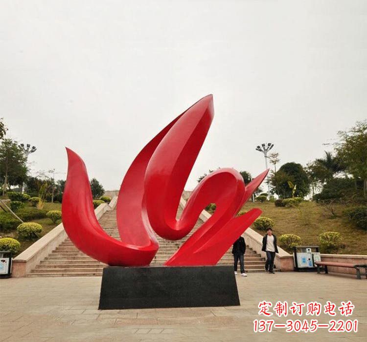 青海不锈钢火苗雕塑艺术之灵感