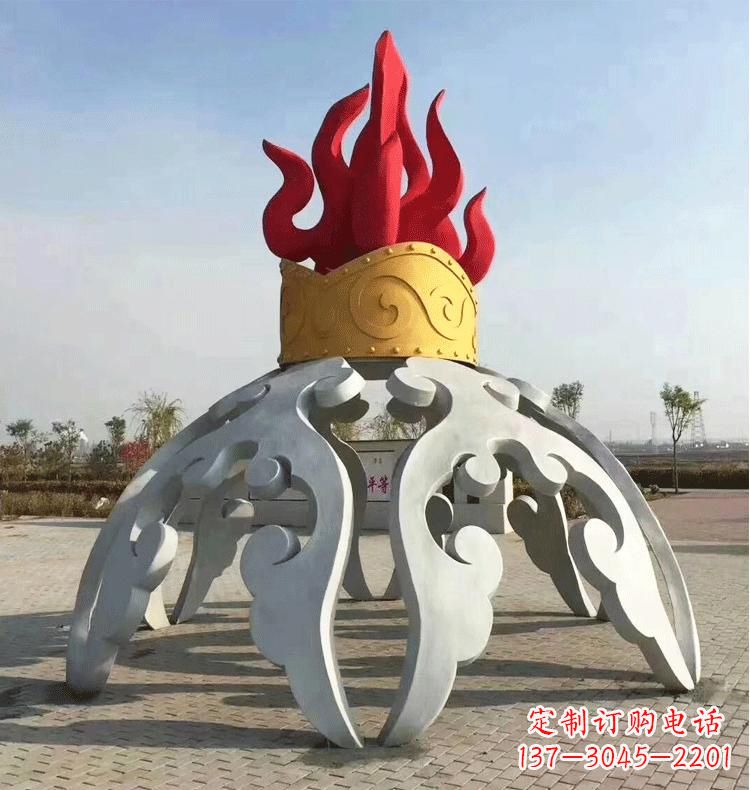 青海不锈钢拱门雕塑精致而又充满艺术气息