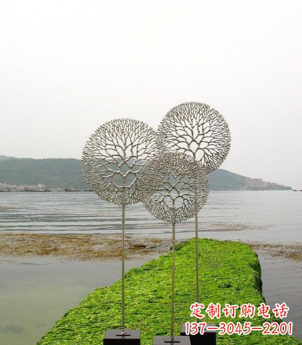 青海不锈钢蒲公英雕塑抽象美的象征