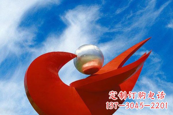 青海“和平鸽”用不锈钢大型雕塑抒发爱与和平