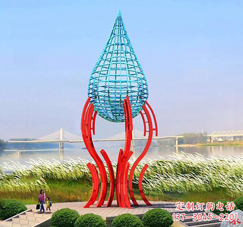 青海不锈钢灯泡雕塑灯光点亮美好生活