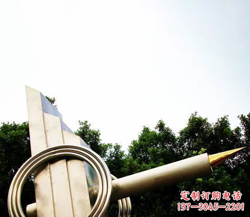 青海不锈钢钢笔雕塑把简单的钢笔变成艺术品