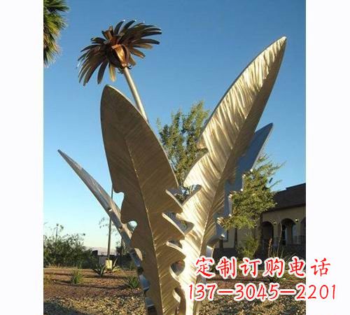 青海不锈钢蒲公英雕塑——点缀公园美景