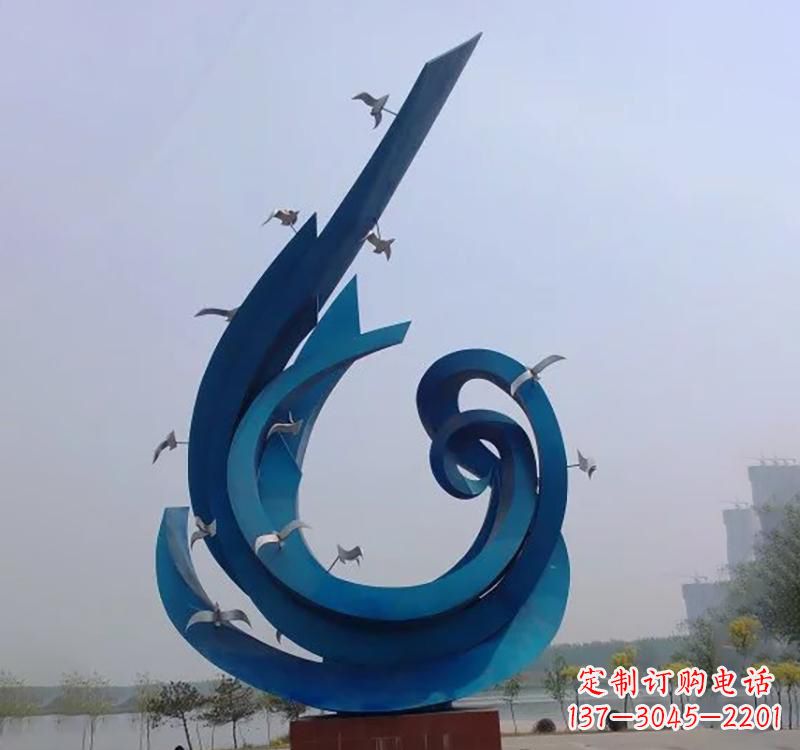 青海不锈钢鸽子雕塑——缔造城市新景象