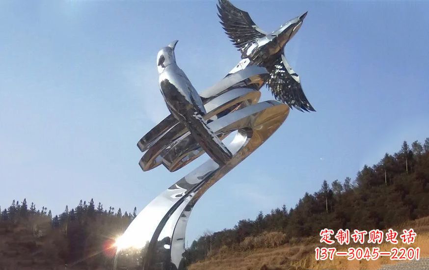 青海不锈钢动物雕塑——美化城市环境