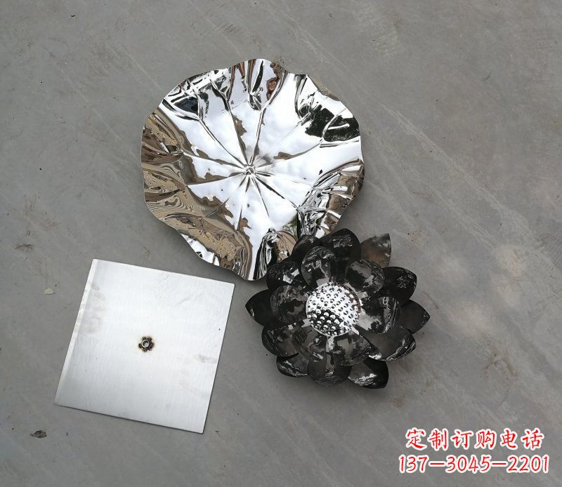 青海不锈钢荷叶雕塑传承传统文化