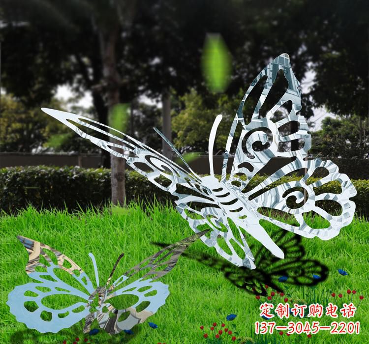 青海不锈钢蝴蝶雕塑艺术的美丽诠释