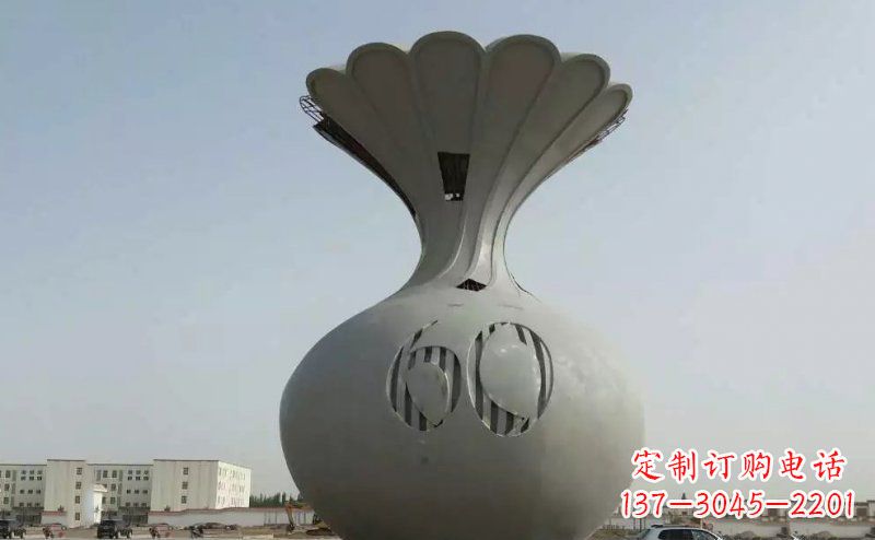 青海不锈钢花篮雕塑精美绝伦