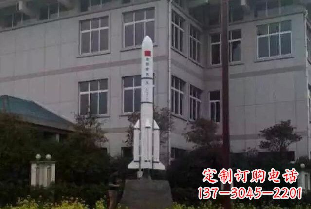 青海不锈钢火箭雕塑给城市带来无限美