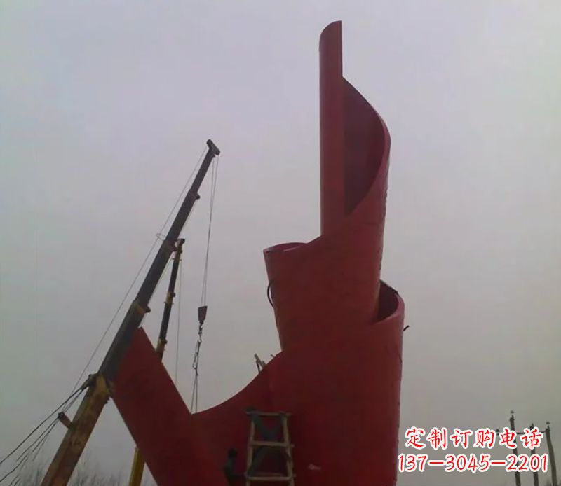 青海不锈钢火炬雕塑点燃社会进步的火炬