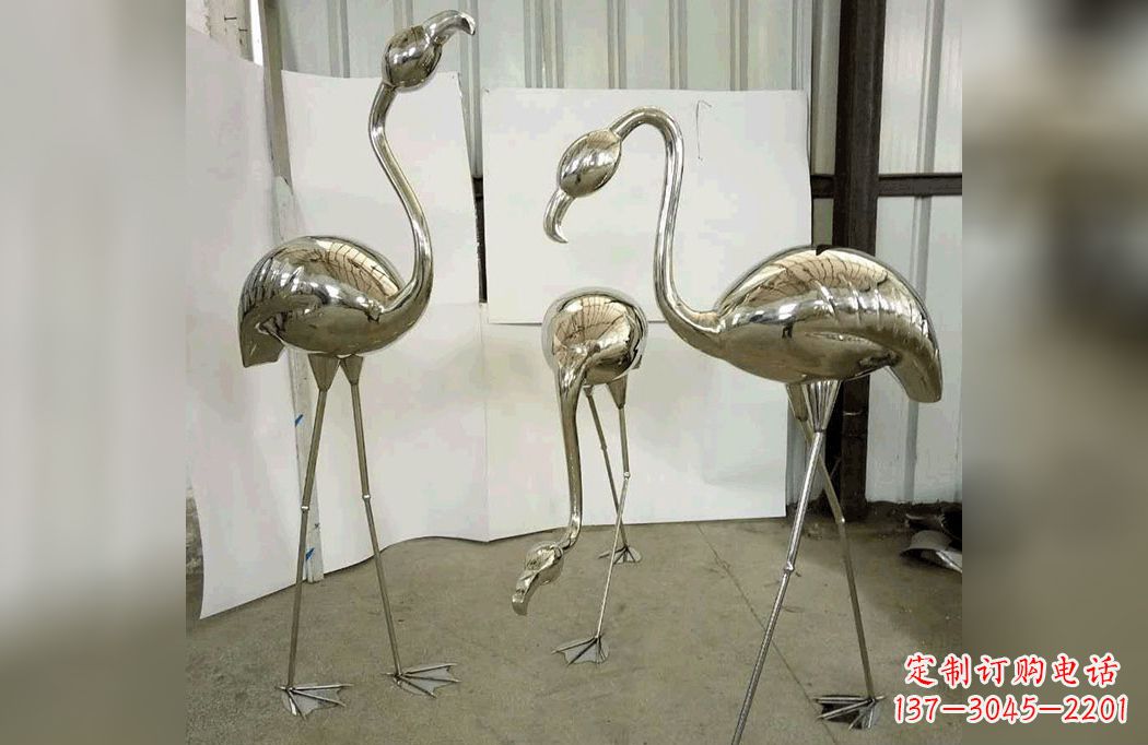 青海不锈钢火烈鸟——雕塑之美