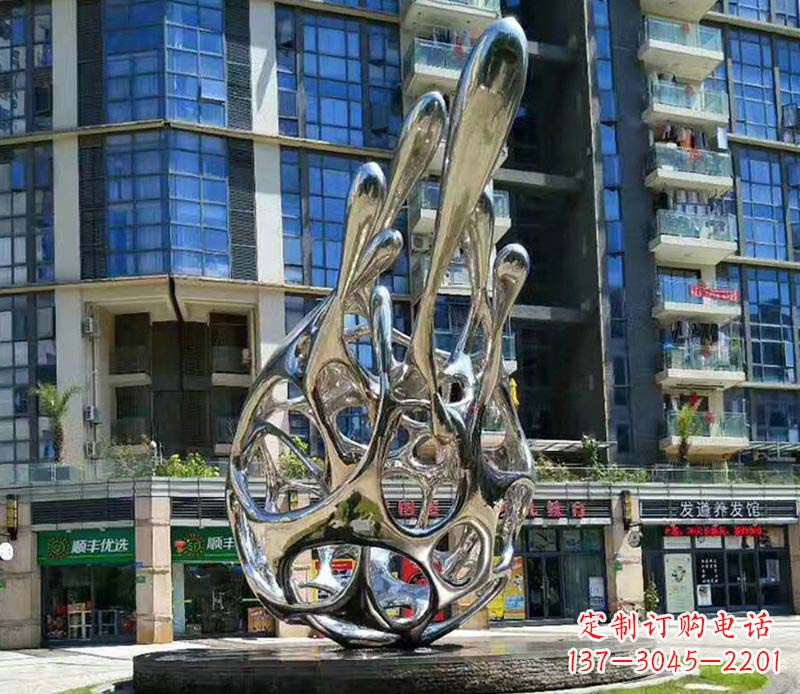 青海不锈钢火龙果景观雕塑