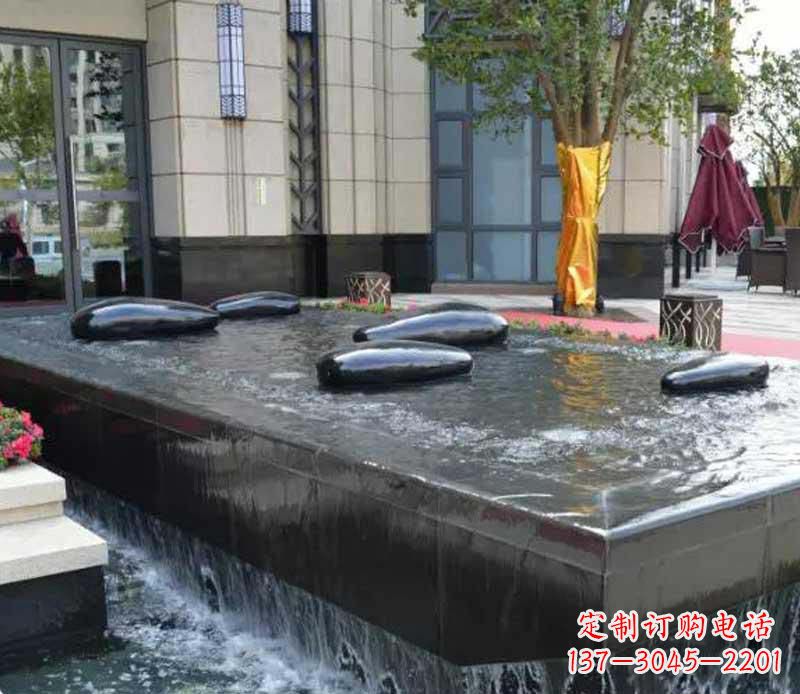 青海不锈钢景观异形水滴雕塑