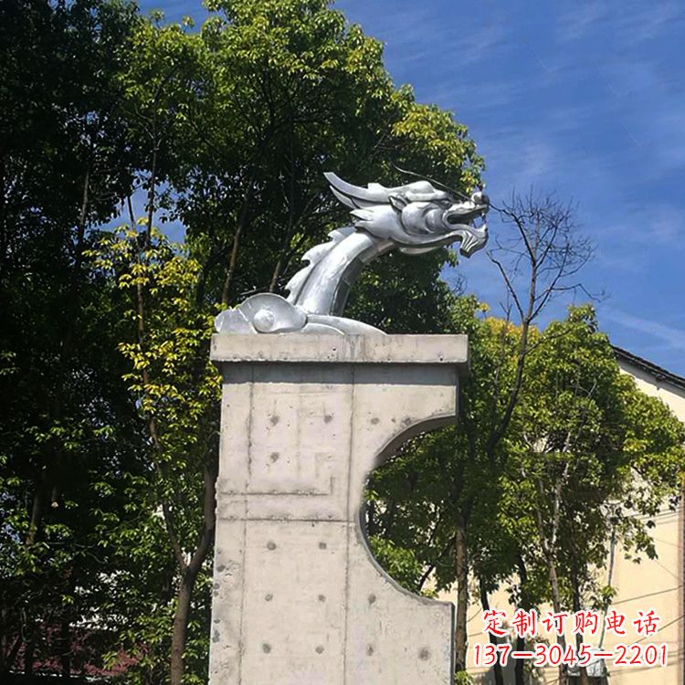 青海不锈钢龙头雕塑