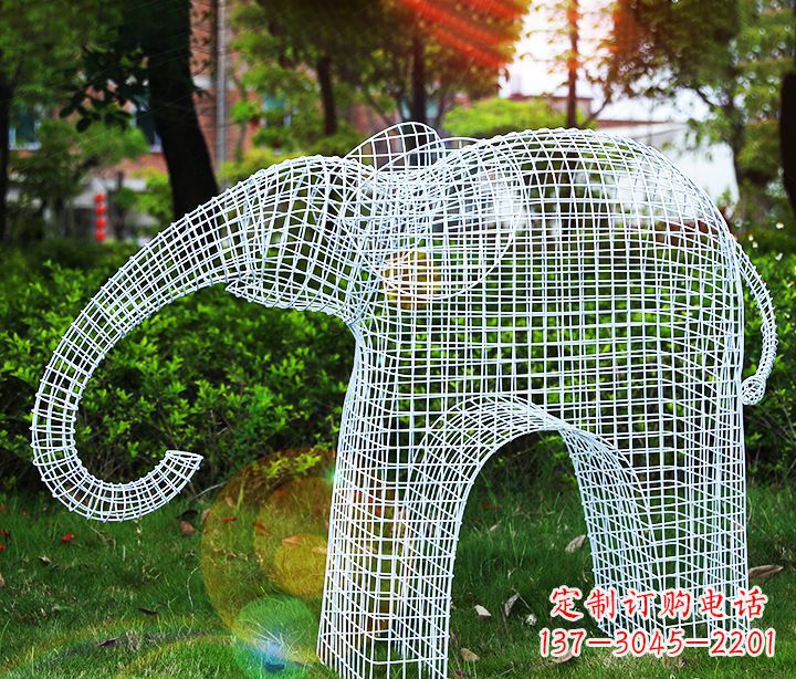 青海不锈钢大象雕塑给城市带来美丽的艺术