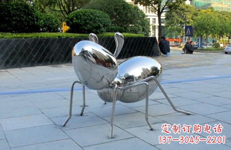 青海不锈钢蚂蚁雕塑222