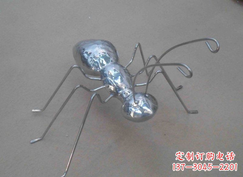 青海不锈钢蚂蚁公园动物雕塑 (2)