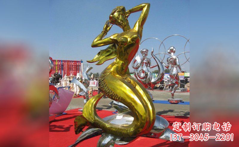 青海海底美人鱼雕塑