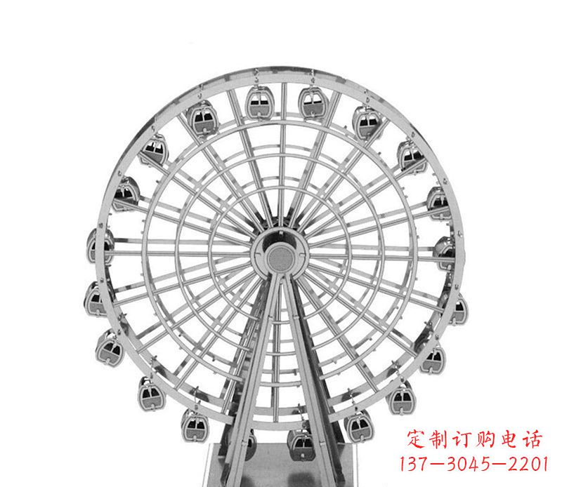 青海不锈钢摩天轮雕塑引领城市风采