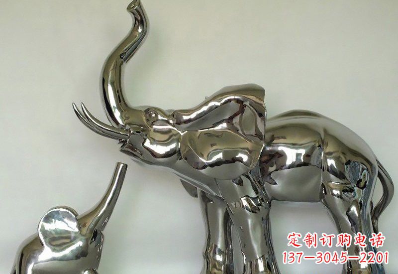 青海不锈钢大象雕塑