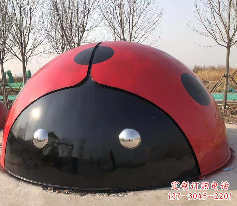 青海不锈钢瓢虫雕塑