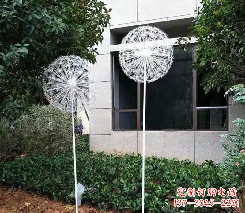 青海不锈钢蒲公英雕塑绚丽多彩
