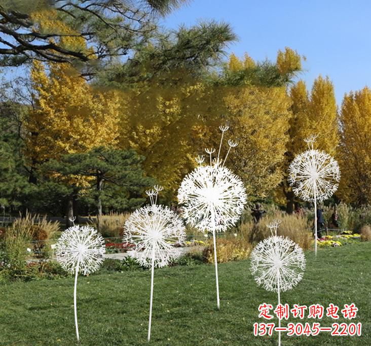 青海不锈钢蒲公英景观雕塑艺术与美的完美结合