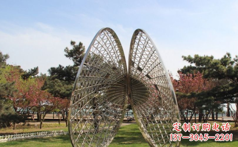 青海不锈钢扇贝公园景观雕塑