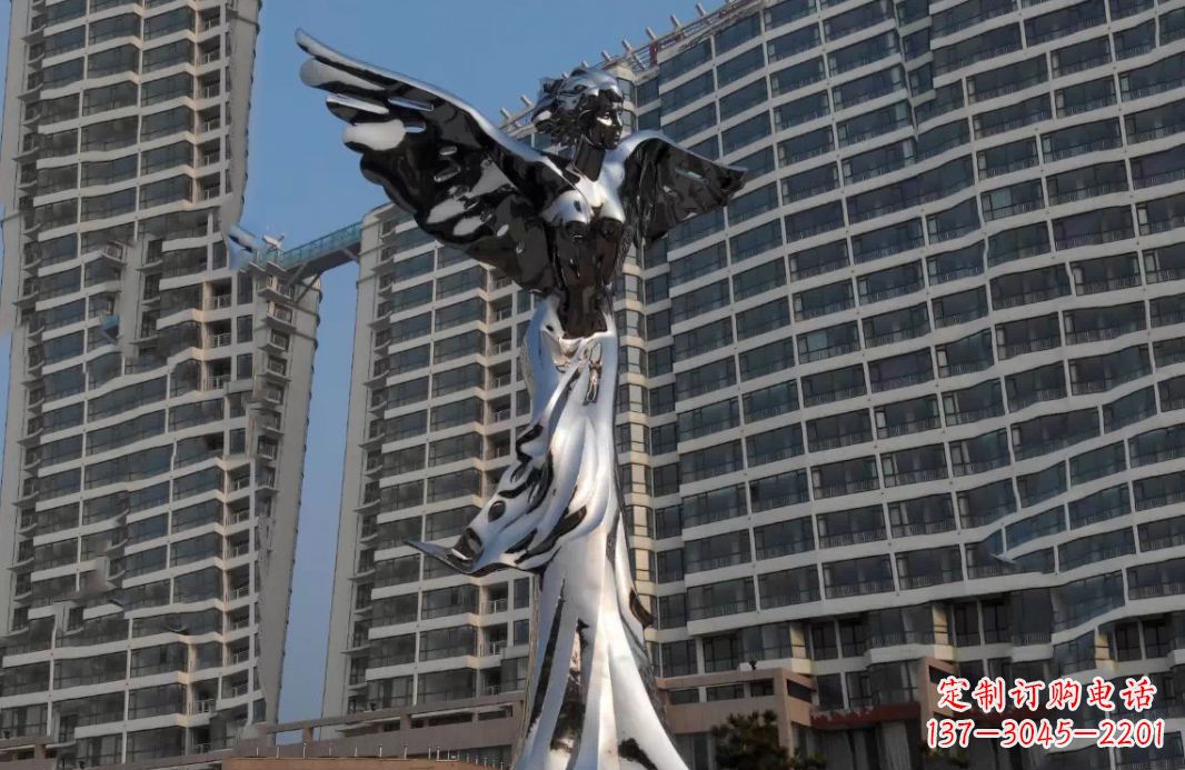 青海不锈钢天使灿烂的城市景观