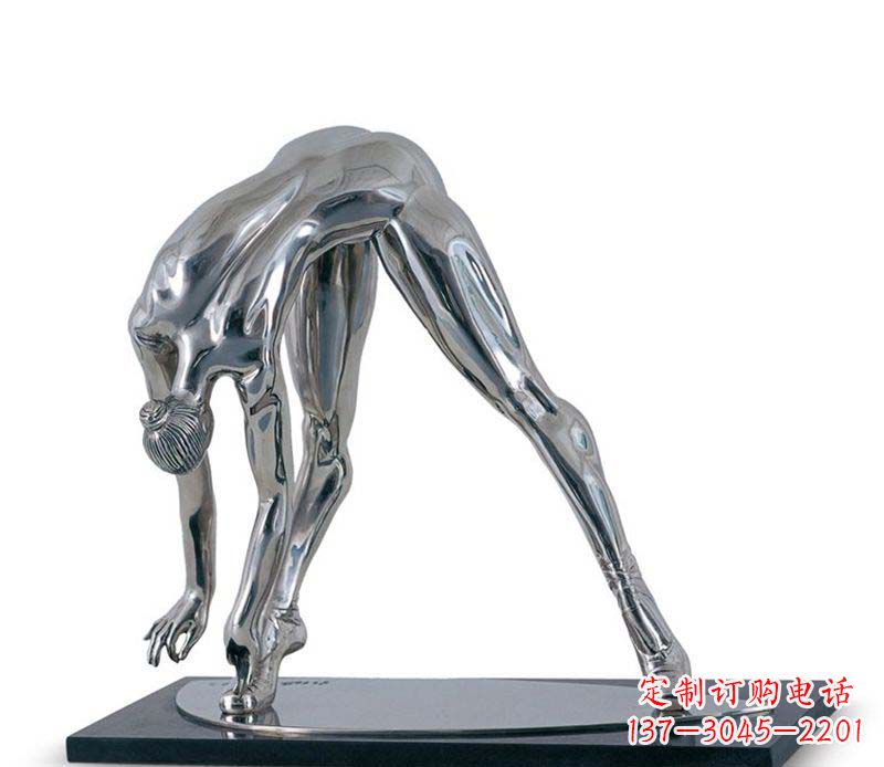 青海不锈钢跳舞的女孩雕塑