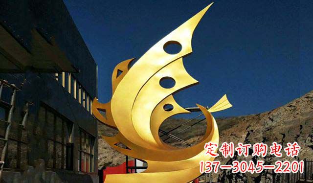 青海不锈钢铁艺凤凰雕塑精美绝伦