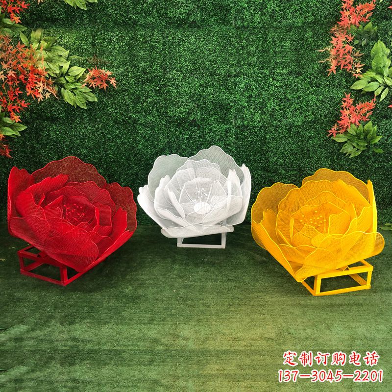 青海不锈钢玫瑰雕塑精致的艺术品