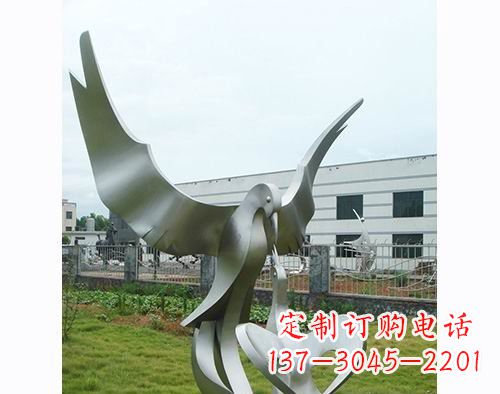 青海面世的不锈钢动物雕塑