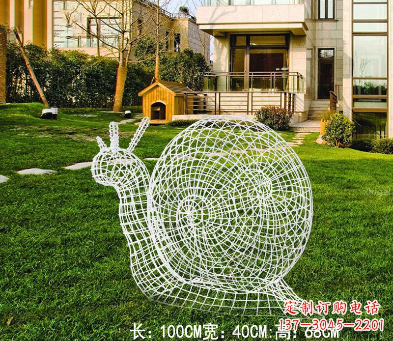 青海不锈钢蜗牛雕塑进化的象征
