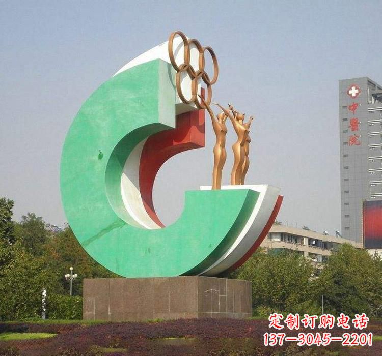 青海勇于拼搏的运动员雕塑