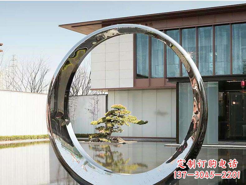 青海不锈钢月亮雕塑精美绝伦
