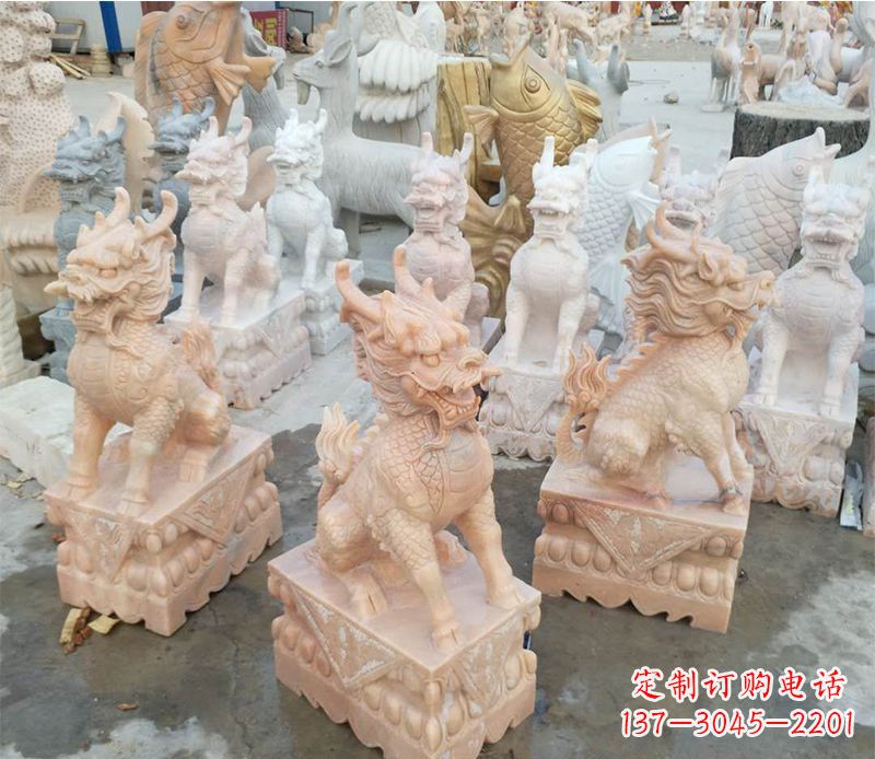 青海麒麟雕塑传承文化之美