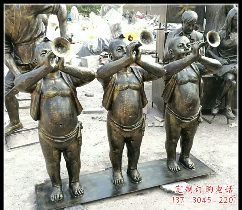 青海儿童雕塑弘扬传统文化