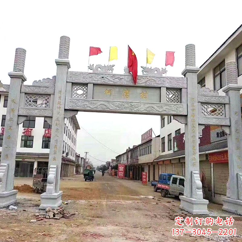 青海传统文化的珍贵遗产——牌坊雕塑